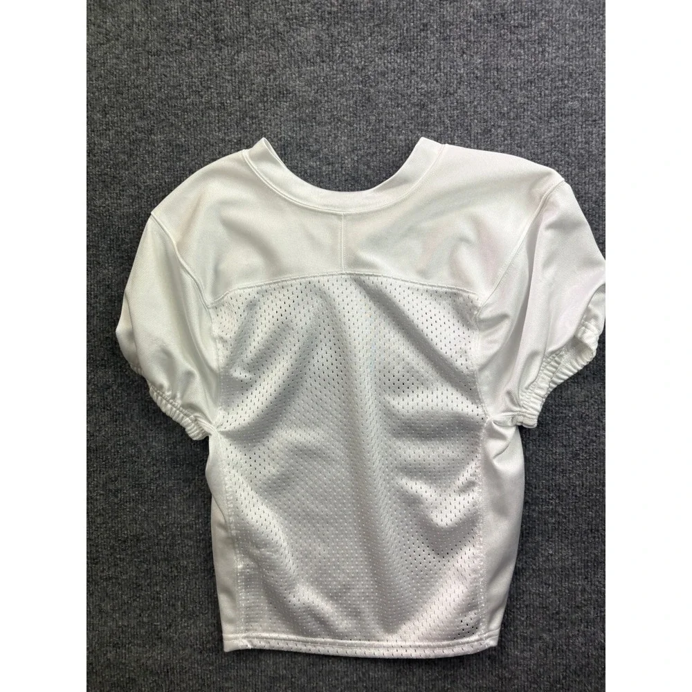 Nike Football Practice Jersey Women Small White Mesh Dri-FIT Athletic Top